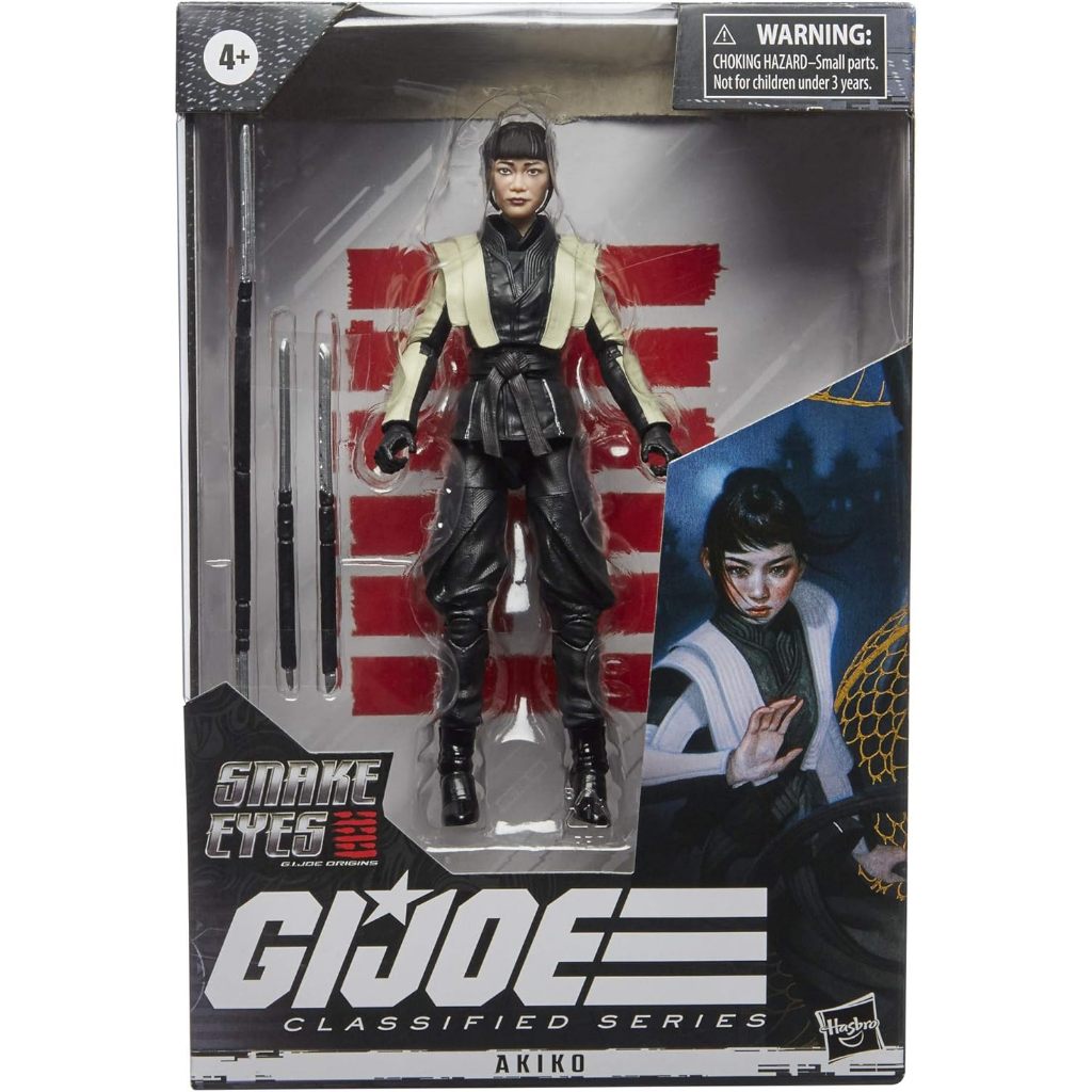 กิ.ไอ. Joe Classified Series Snake Eye: GI Joe Origins Akiko Collection ฟิกเกอร์เคลื่อนย้ายได้ 18 ขอ