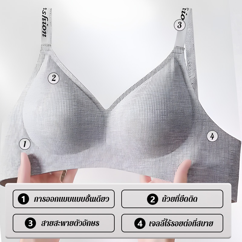 ร้อนขายสปอร์ตบราไม่มีแหวนเหล็กออกแบบการสร้างและพิมพ์ตัวอักษรไร้รอยต่อเซ็กซี่และเหมาะกับผู้หญิง สายสะพายปรับระดับได้ ใส่สบาย ระบายอากาศได้ดี