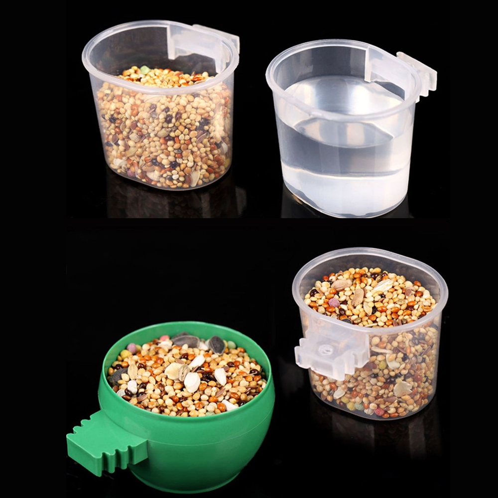 ชามอาหารดื่มสําหรับสัตว์เลี้ยง Birds Feeder Pigeons Waterer ที่ตักอาหารชามให้อาหาร 1 ชิ้น