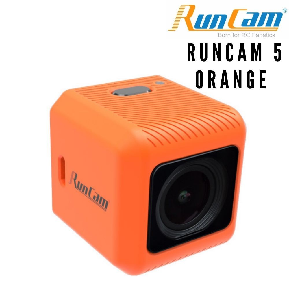 RunCam 5 สีส้ม 12MP 4:3 145°FOV 56g กล้อง HD FPV 4K น้ําหนักเบาพิเศษสําหรับเครื่องบิน RC FPV