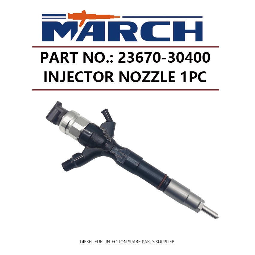 ชุดหัวฉีดน้ํามันเชื้อเพลิงดีเซล 23670-30400 สําหรับ Toyota Hilux 2.5 d 2KD FTV D4D 3.0d 1KD Euro4 20