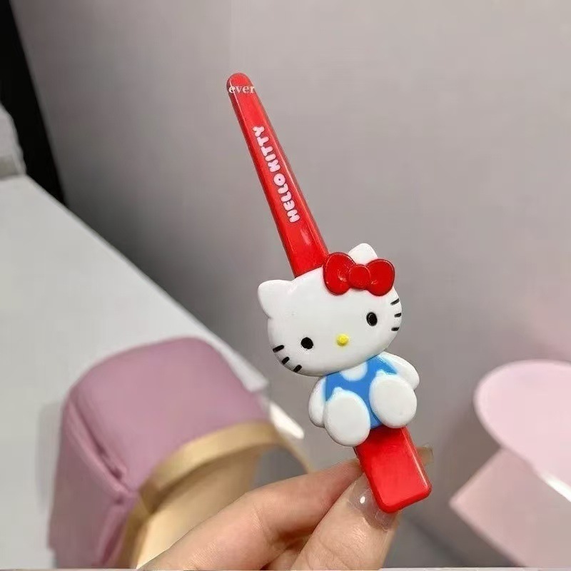 ในไทย💖กิ๊บติดผมปการ์ตูนคิตตี้น่ารักสีแดงขนาดเล็กเครื่องประดับผมและนักเรียน2024ใหม่coolcolor.th - รูปที่ 3