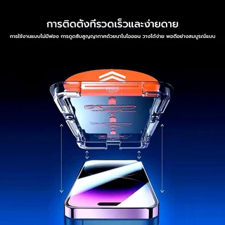 X-IT ป้องกันหน้าจอสําหรับ iPhone 11 12 13 14 15 16 16e Pro Max ป้องกันหน้าจอกระจกนิรภัย [ติดตั้งง่าย]