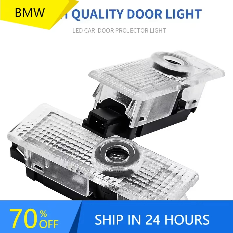 X6 X7 2025 ใหม่ 2pcs รถประตูตกแต่งโคมไฟโลโก้สัญลักษณ์สําหรับ BMW X1 E84 X3 E83 F25 3 5 6 7 Seriers E