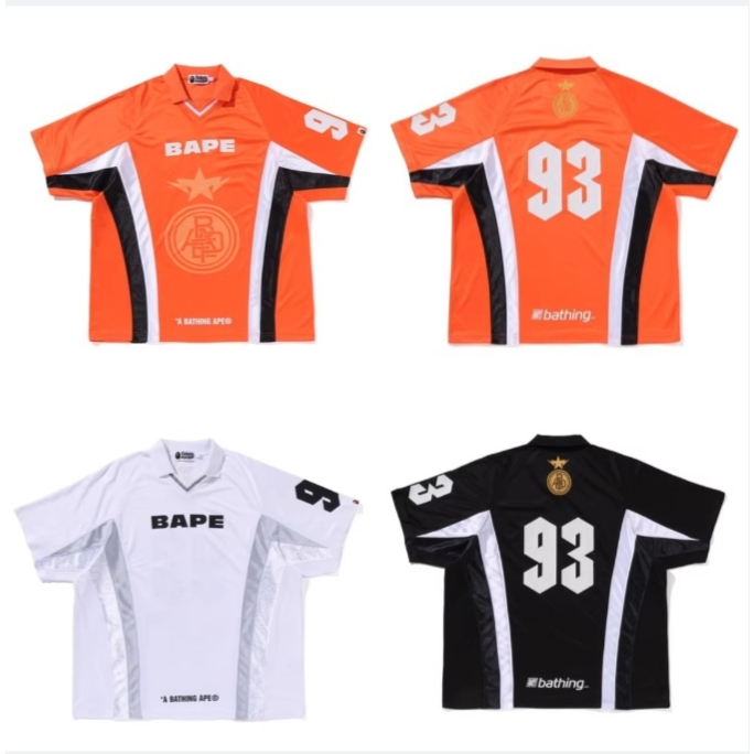 93หมายเลขจดหมายพิมพ์ฟุตบอลด้านบนลายกีฬาเสื้อยืดแขนสั้น