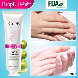 RtopR FDA Olive Moisturizing Nourishing Hand Cream Anti Chapping Anti-Aging Whitening Keep Skin Fine Smooth