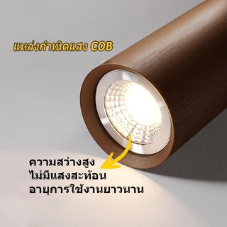 【TH การจัดส่ง】RHPOA E27 ไฟติดตามไม้หลอดไฟฟรีติดตั้งง่าย