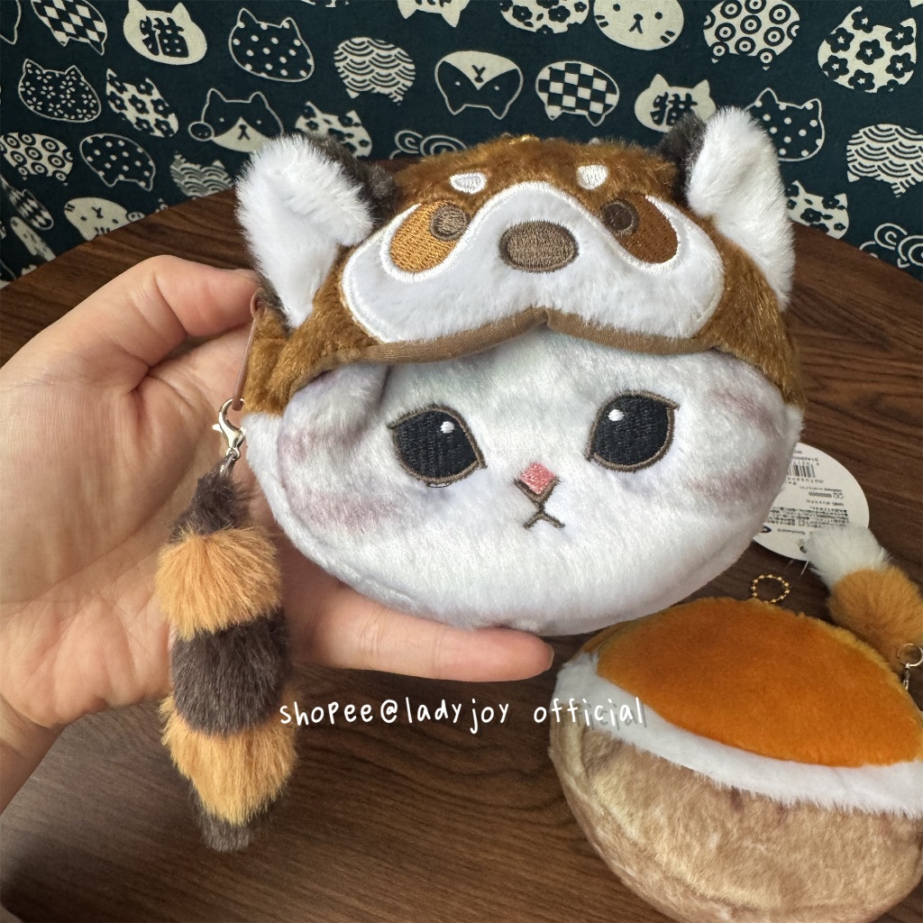 กระเป๋าใส่เหรียญแมว Mofusand ของญี่ปุ่นน่ารัก Shark Cat Storage กระเป๋าพกพา
