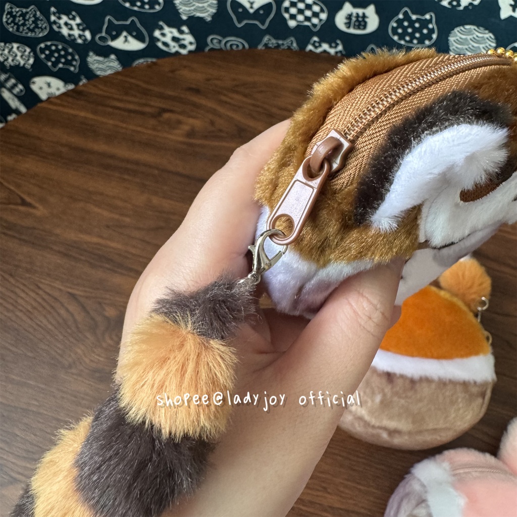 กระเป๋าใส่เหรียญแมว Mofusand ของญี่ปุ่นน่ารัก Shark Cat Storage กระเป๋าพกพา