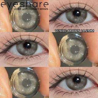 SparkleGirl 0.00~-6.00 Venice คอนแทคเลนส์ 1คู่/2ชิ้น 14.2มม คอนแทคเลนส์สายตาสั้น ตาเกาหลี ลายยอดนิยม