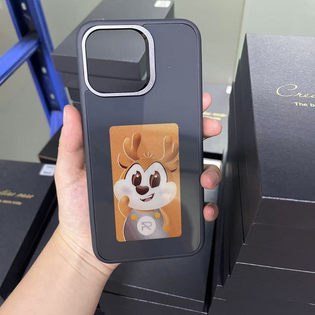 2024 ใหม่ HOT E หน้าจอหมึกสมาร์ทหมึกปกหลังจอแสดงผล NFC Application Reference iPhone Case 15 14 13 Pr