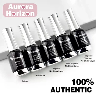 พร้อมส่ง Venalisa เบส ท็อป primer base coat เคลือบเล็บเจล tempering top coatเบสโค้ท rubber matter topท็อปโคทเล็บ สีเล็บเจล ปริมาณ 12 ml