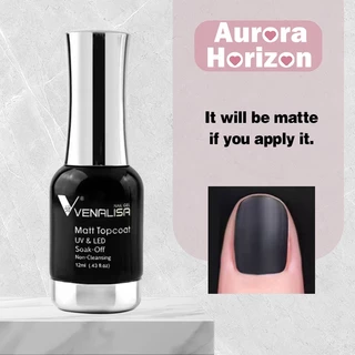 พร้อมส่ง Venalisa เบส ท็อป primer base coat เคลือบเล็บเจล tempering top coatเบสโค้ท rubber matter topท็อปโคทเล็บ สีเล็บเจล ปริมาณ 12 ml