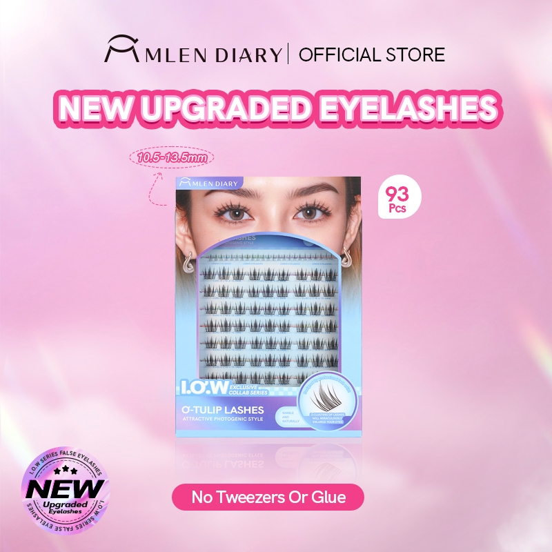 MLEN DIARY ขนตาปลอมความจุสูงธรรมชาติ Wispy Cluster Lashes Sunflower Lash Extension ของขวัญวันหยุด ราคา ถูกที่สุด ดีลบีเคเค แกลเลอรีภาพที่ 2