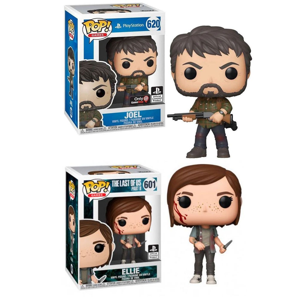 FUNKO ฟังโก้ป๊อป!  The Last of Us Joel Ellie Vinyl Action Figure ของเล่นตุ๊กตา