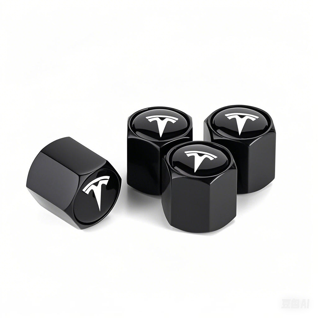 รถยางวาล์ว Stem Caps สําหรับ Tesla รุ่น 3, S, X, Y อุปกรณ์เสริม (4 แพ็ค) ป้องกันการรั่วซึมอลูมิเนียมยางวาล์วหมวก O-Rings ใช้งานร่วมกับ Tesla รุ่น Y อุปกรณ์เสริม 2024