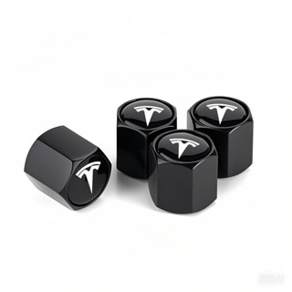 รถยางวาล์ว Stem Caps สําหรับ Tesla รุ่น 3, S, X, Y อุปกรณ์เส…