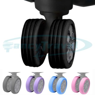 แฟนซีท่องเที่ยว 8 แพ็คซิลิโคนเงียบฝาครอบป้องกันสําหรับกระเป๋…