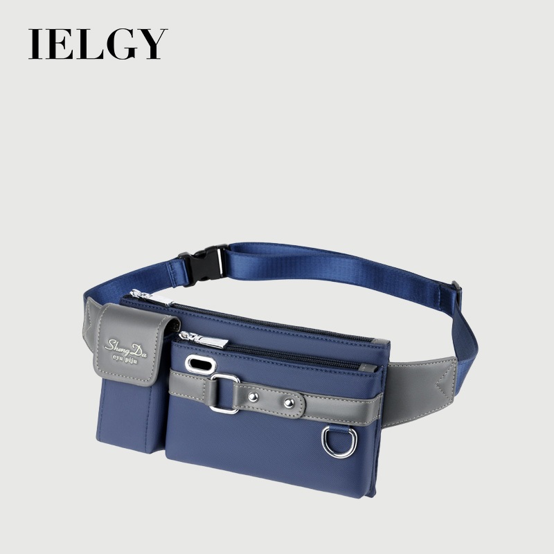 IELGY กระเป๋าใส่โทรศัพท์กระเป๋าผ้าอ๊อกฟอร์ดน้ําหนักเบาแบบลําลองสําหรับผู้ชาย