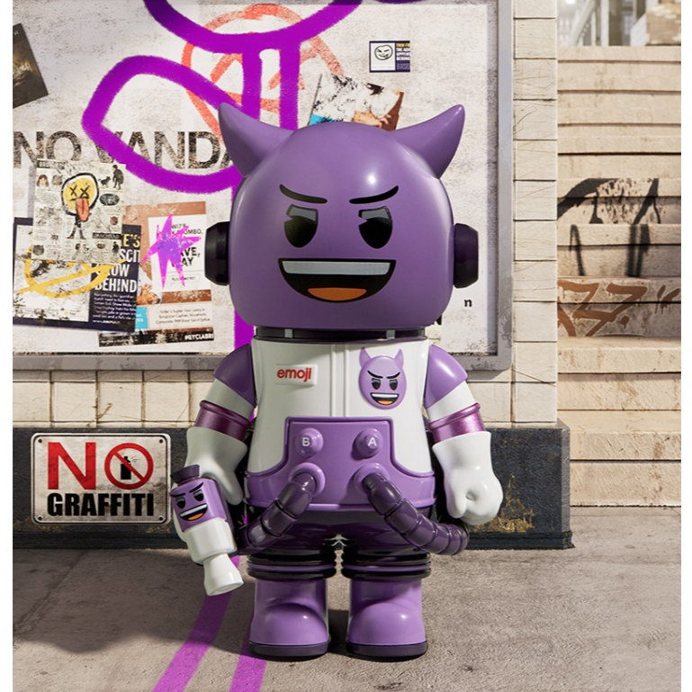 MEGA SPACE MOLLY 100% x EMOJI Series Blind Box KENNYSWORK