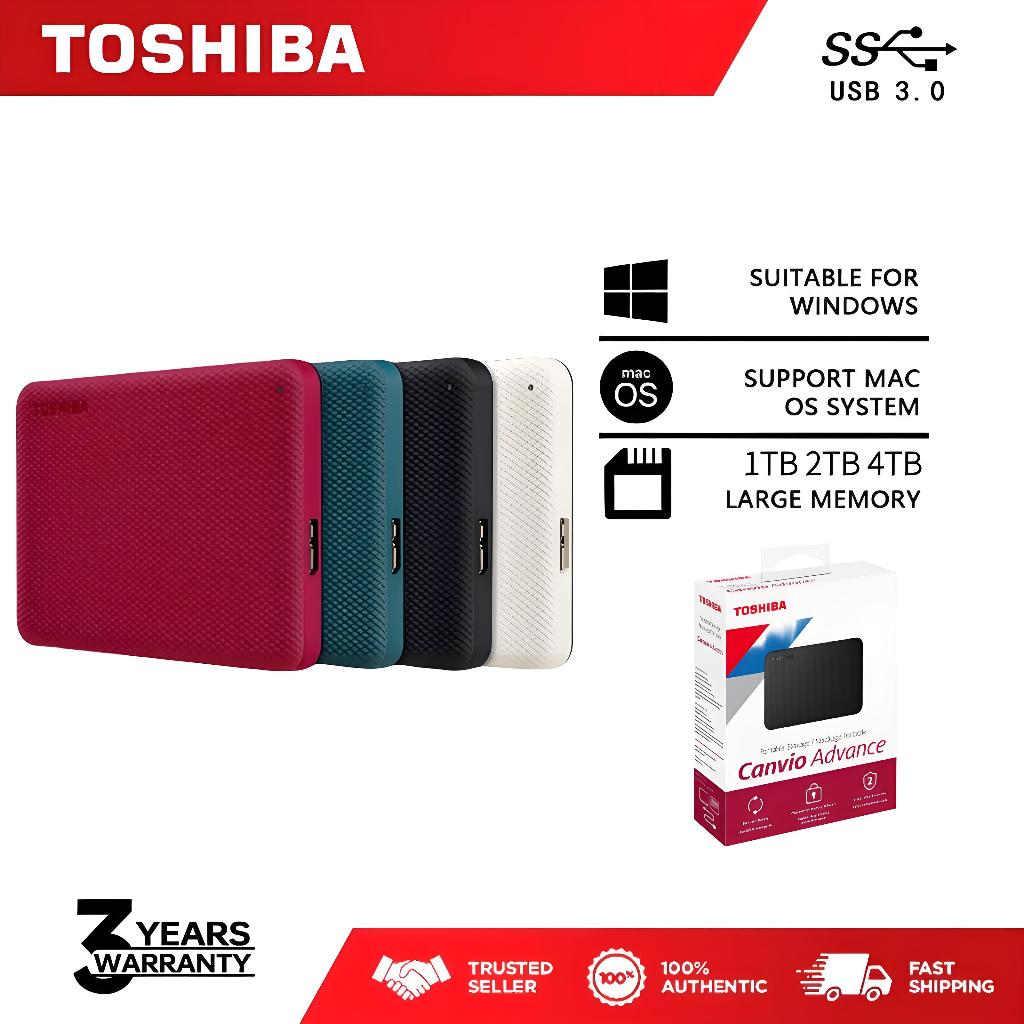 TOSHIBA  CANVIO ADVANCE HDD 2.5'' Portable hard drives 1tb/2tb/4tb External  Hard disk