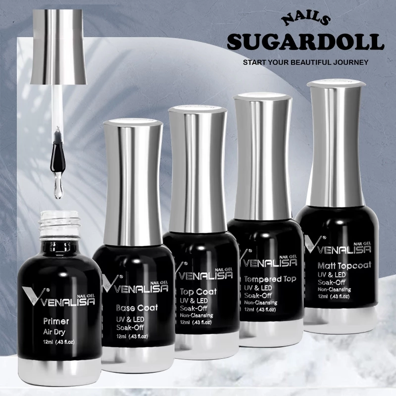 พร้อมส่งในBangkok ของแท้ Venalisa เบส ท็อป 12ml.เบสโค้ท ท็อปโคทเล็บ สีเล็บเจล เบสเจลทาเล็บ ท็อปเจล เคลือบเจล