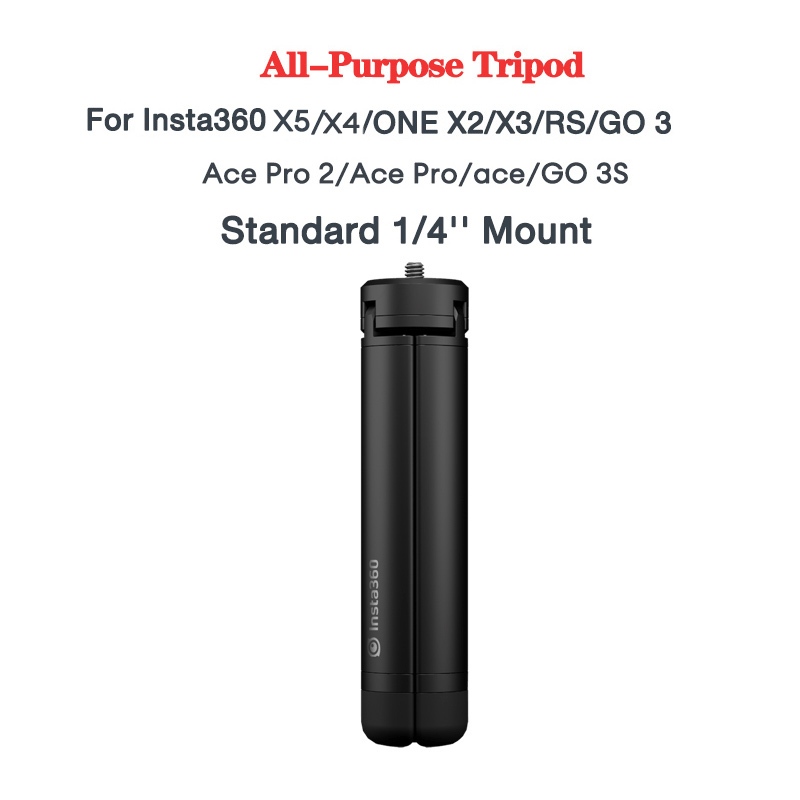 【🇹🇭 กรุงเทพฯ】ขาตั้งกล้องอเนกประสงค์ Insta360 ดั้งเดิมพร้อมเมาท์มาตรฐาน 1/4 เหมาะสําหรับ X5/X4/ACE PRO/GO3, X3, ONE RS, ONE X2