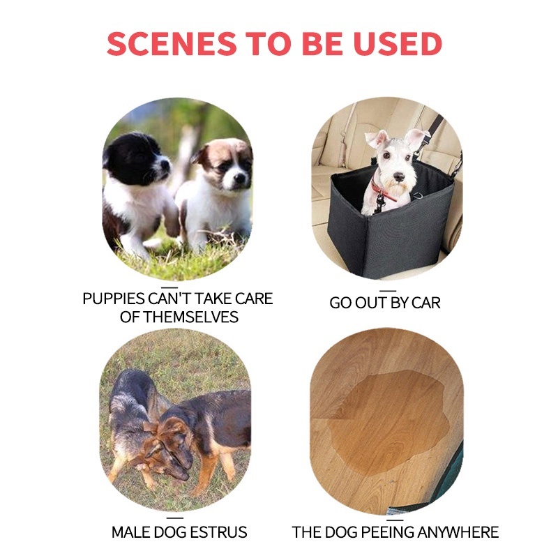 ซื้อ 1 แถม 1 ฟรี แพมเพิสหมาโอบิสุนัขตัวผู้ผ้าอ้อมสุนัขผ้าอ้อมสุนัขชายและหญิง แก้ปัญหาขี้สุนัขและประจำเดือน - รูปที่ 5