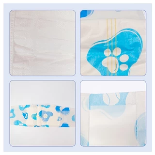 ซื้อ 1 แถม 1 ฟรี Qti ผ้าอ้อมสุนัขสัตว์เลี้ยง ผ้าอ้อมสำเร็จรูป ลูกสุนัขผู้ชาย ลูกแมว ผ้าอ้อม XS S M L XL