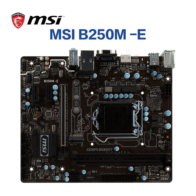 มือสองMSI B250M-E IEAFE PRO-VD F VDH B250M PRO-V B250M MORTAR B250 KRAIT GAMING B250m pro-vdh BAZ00K