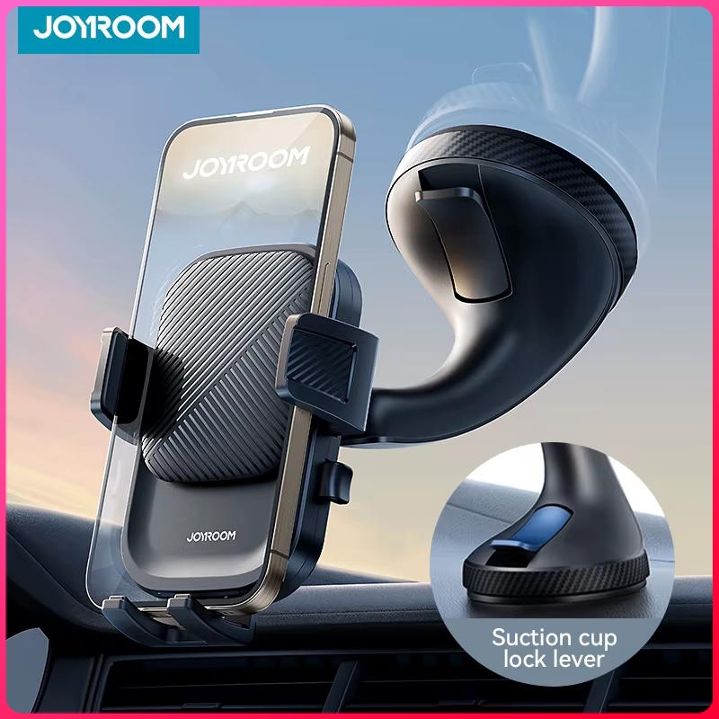 Joyroom ที่วางโทรศัพท์สําหรับรถยนต์ดูดที่แข็งแกร่งแฮนด์ฟรี Universal โทรศัพท์มือถือ Mounts สําหรับแดชบอร์ด/กระจก 360° ที่วางโทรศัพท์ในรถยนต์แบบหมุนได้