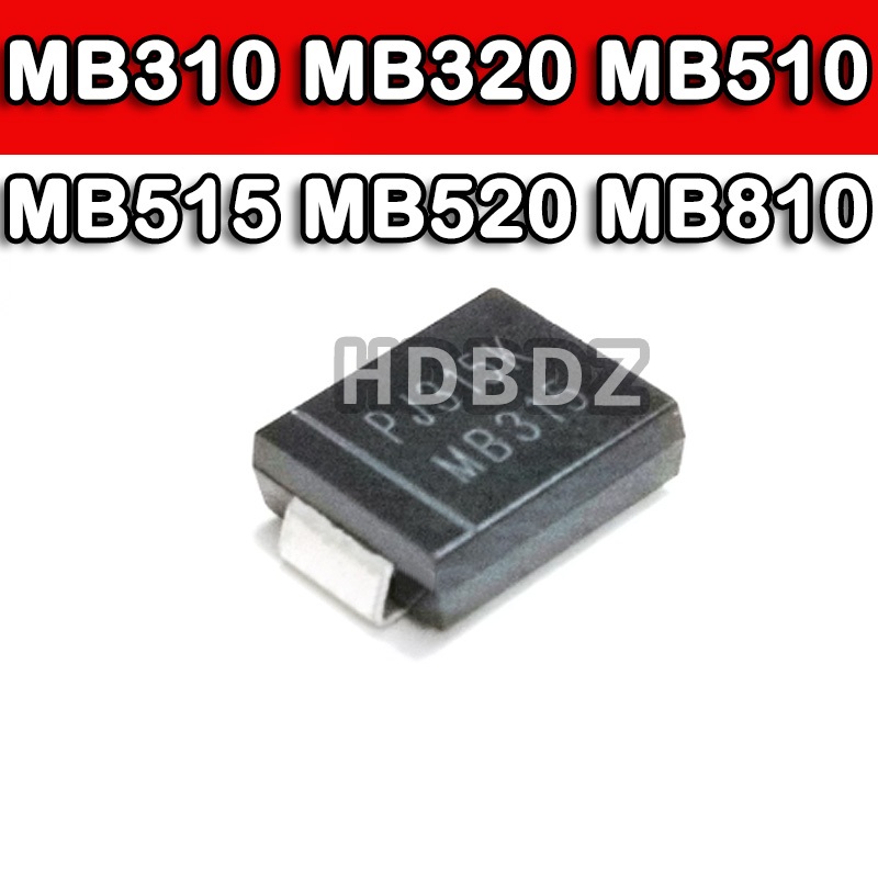 10PCS MB310 MB320 MB510 MB515 MB520 MB810 SMC Showteki ไดโอด IC SMD