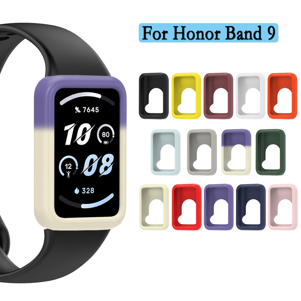 สําหรับ Huawei Honor Band 9 ฝาครอบซิลิโคนอ่อนนุ่มสําหรับ Honor Band 9 Hollow เคสป้องกัน Super Light 