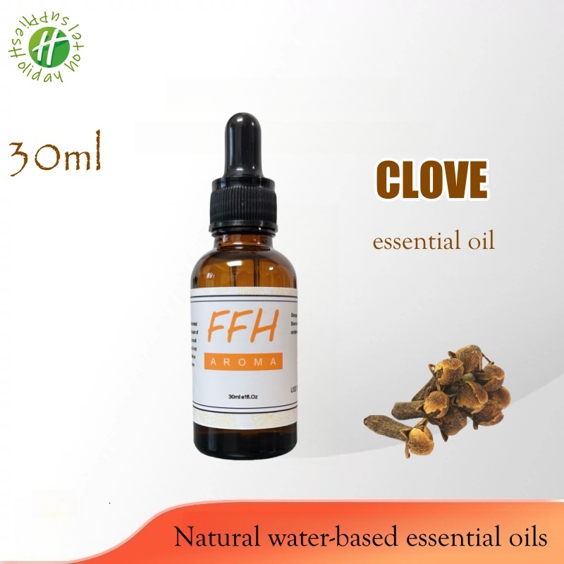 น้ํามันหอมระเหยสูตรน้ํารสกานพลูขนาด 30 มล. น้ํามันหอมระเหยอโรมาเธอราพีธรรมชาติคุณภาพสูง - อุปกรณ์โรงแรมในวันหยุด