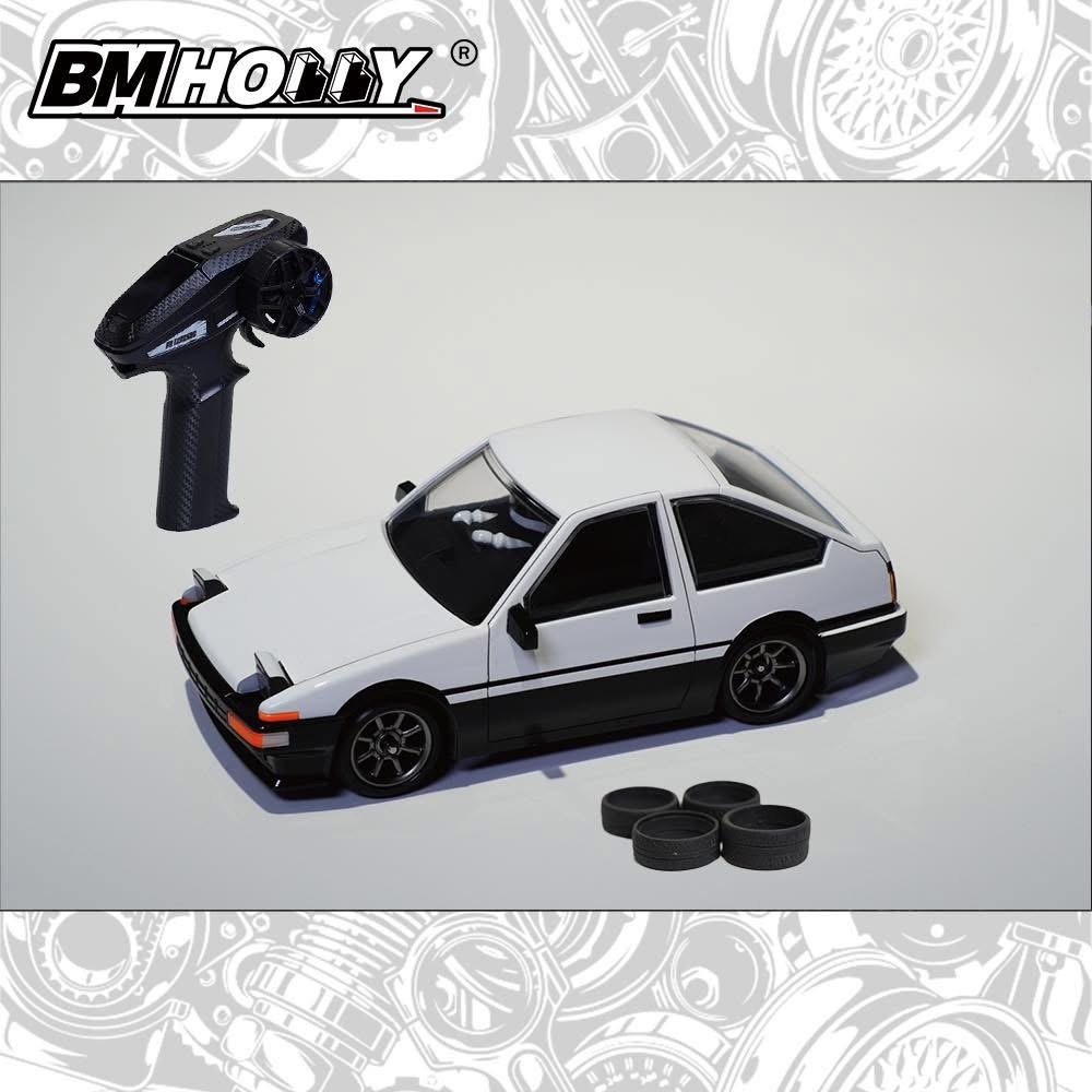 BMRX-FLD AE86 1/28 ด้านหลังไดรฟ์ Drift Racing กรอบ RC Mini รีโมทคอนโทรลรุ่นรถ