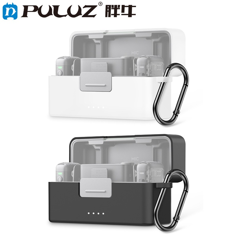 PULUZ เคสซิลิโคนสําหรับ DJI Mic 2 ไมโครโฟนไร้สาย Scratch-proof Protector กรณีป้องกันฝุ่นสําหรับ DJI Mic 2