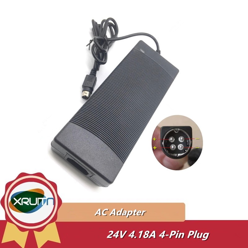 24V 4.18A 100W AC Adapter Charger สําหรับ HKC/KTEC T7000 + 2723S Monitor แหล่งจ่ายไฟ KSAS1202400418ม