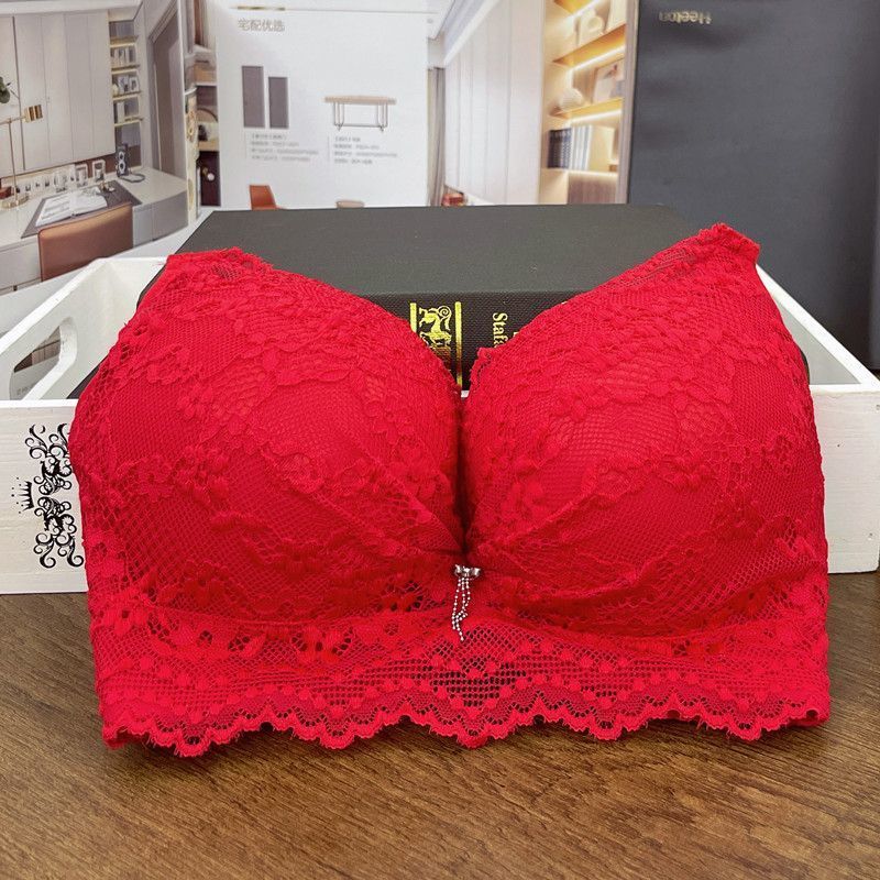 หนาหนาพิเศษ 12 ซม. หน้าอกเล็กหน้าอกแบนเฉพาะ Push-Up Bras ไร้สาย Super หนา Bras ชุดชั้นในเซ็กซี่