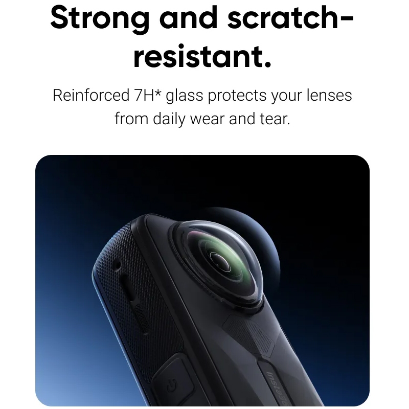 ต้นฉบับใหม่ Insta360 X5 เลนส์มาตรฐานการ์ดออกแบบที่ถอดออกได้สําหรับ Insta360 X5 อุปกรณ์เสริมสําหรับกล้อง