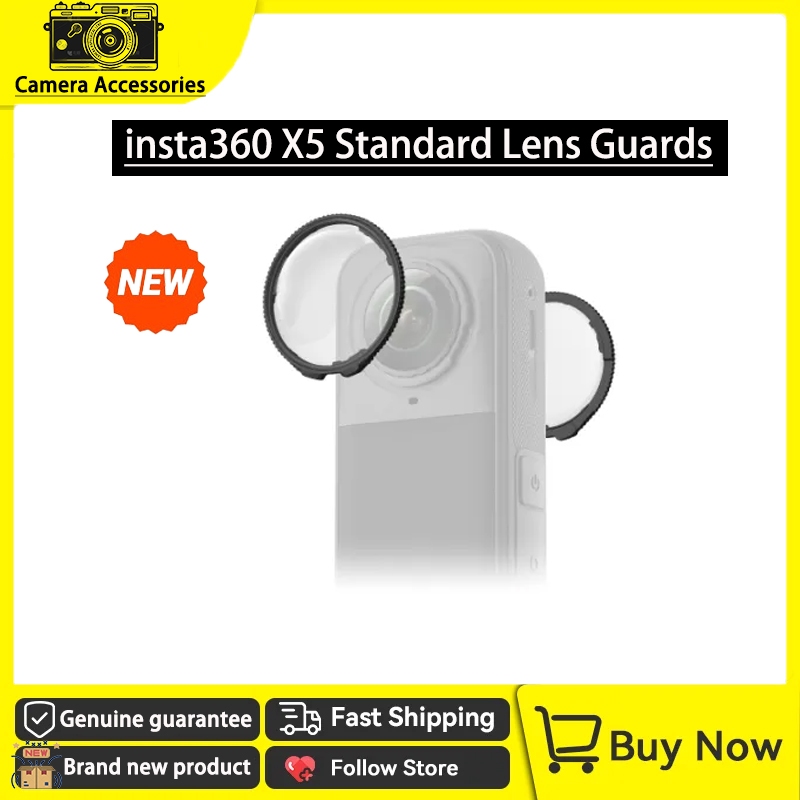 ต้นฉบับใหม่ Insta360 X5 เลนส์มาตรฐานการ์ดออกแบบที่ถอดออกได้สําหรับ Insta360 X5 อุปกรณ์เสริมสําหรับกล้อง