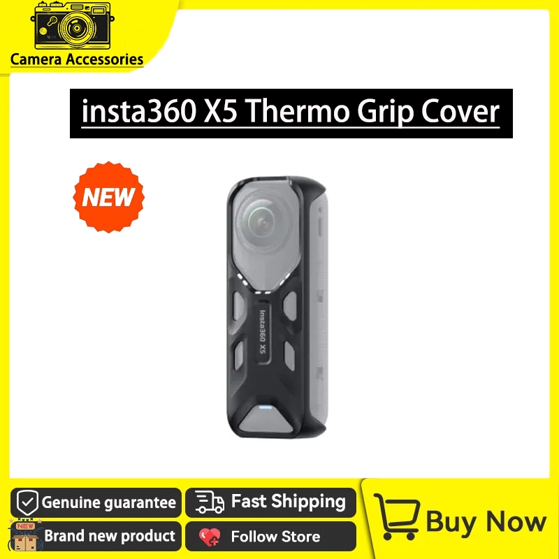 Original ใหม่ Insta360 X5 Thermo Grip Cover ลดความร้อนของร่างกายสําหรับ Insta360 X5 อุปกรณ์เสริมกล้อง