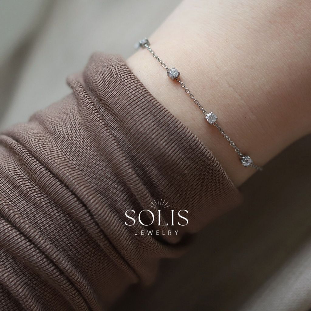สร้อยข้อมือเพทายพื้นฐาน • กันน้ําไม่ซีดจาง • กําไลข้อมือแฟชั่นสําหรับผู้หญิงผู้ชาย ไม่จํากัดเพศ คู่มิตรภาพ พี่ชาย453 ราคา ถูกที่สุด ดีลบีเคเค แกลเลอรีภาพที่ 5