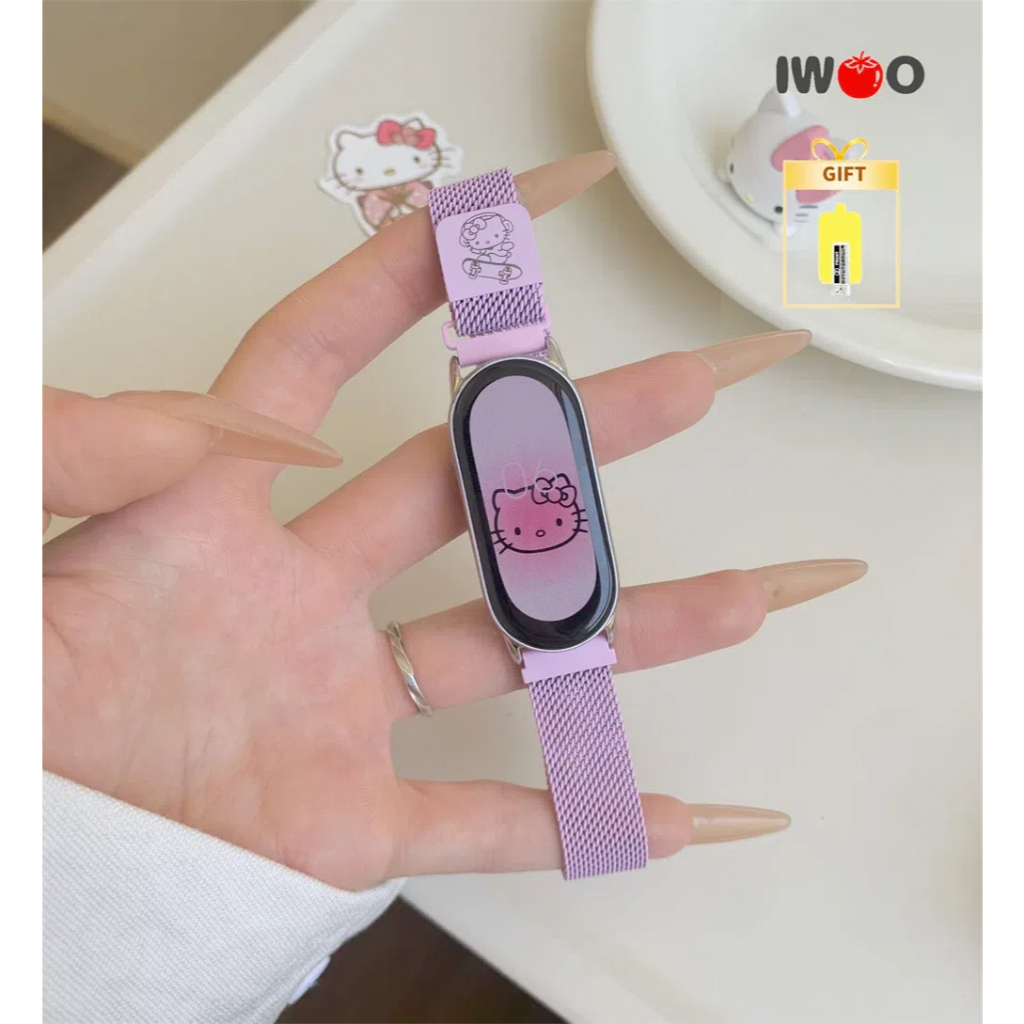 สาย Candy mi Lannis สําหรับ Xiaomi/mi band 10/mi band 9/band 8 nfc Strap