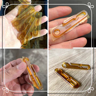 ULTEM PEI วัสดุ พวงกุญแจ EDC ความแข็งแรงสูง ของขวัญ หัวเข็มขัดมัลติฟังก์ชั่น
