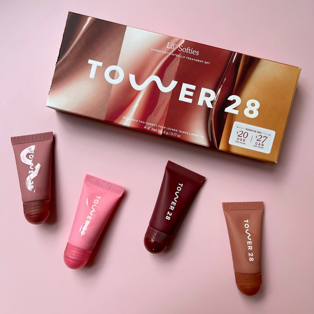 ชุดลิปบาล์ม Tower 28 LIL SOFTIES