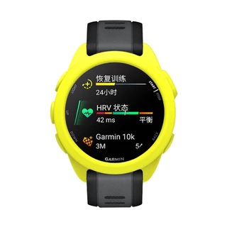 กรณีซิลิโคนอ่อนครึ่งเชลล์ปกป้องหน้าจอสำหรับ Garmin Forerunner 165/170/70