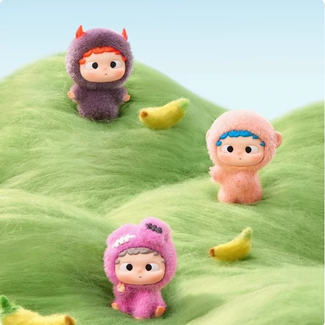 Heyone OZAI OZAI Furry Shelter ตุ๊กตาน่ารักเครื่องประดับขนาดเล็กของขวัญของเล่นอินเทรนด์