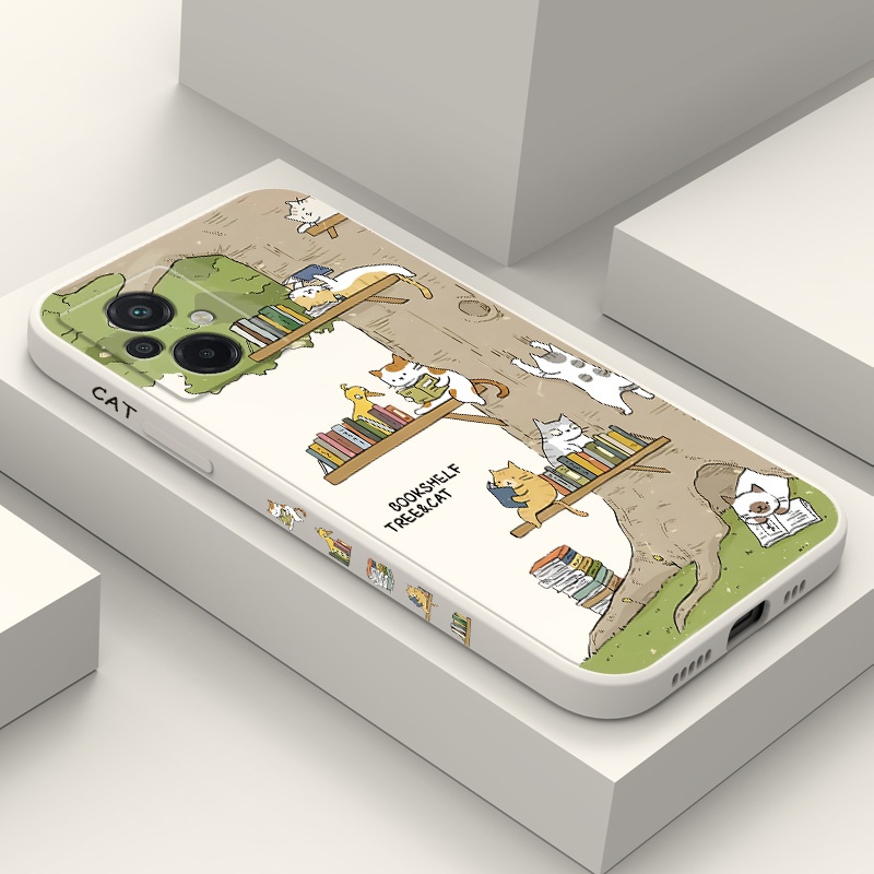 เคสโทรศัพท์สําหรับ Xiaomi Poco F8 X7 F7 Pro Ultra 5G Big Tree ลูกแมวสบายรู้สึกฝาครอบ