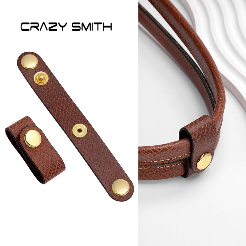 CRAZYSMITH อุปกรณ์ปรับหัวเข็มขัดสำหรับ Longchamp Tote และกระเป๋าสายคล้องไหล่ ลดขนาดได้