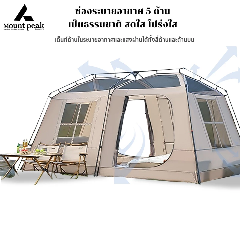 เต็นท์กางออโต้ Village13 Mountpeak 2ห้องนอน 1ห้องนั่งเล่น thumbnail 8